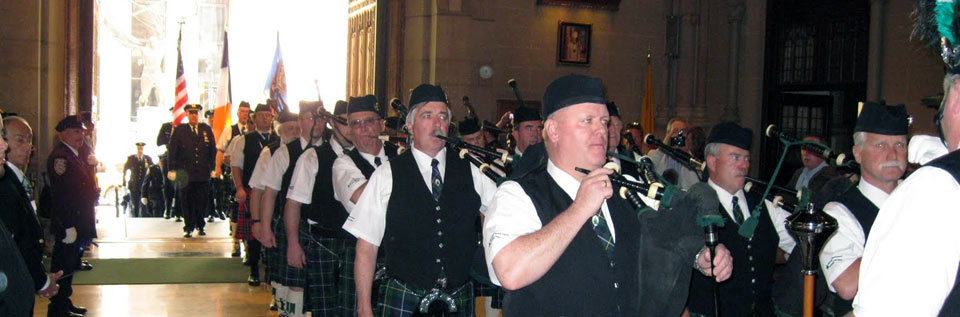 The bagpipers from Old Bridge, NJ